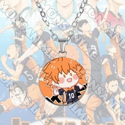 Vòng cổ in hình nhân vật HAIKYUU ver MẶT NGƠ anime chibi xinh xắn phụ kiện trang sức 2
