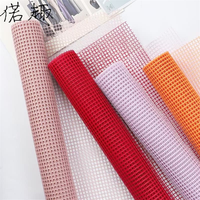 Cuộn Lưới Ô Vuông 50cm - Phụ Kiện Trang Trí Giỏ Hoa Giỏ Quà Cực XInh