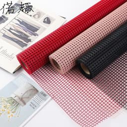 Cuộn Lưới Ô Vuông 50cm - Phụ Kiện Trang Trí Giỏ Hoa Giỏ Quà Cực XInh 6