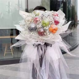 Cuộn Lưới Ô Vuông 50cm - Phụ Kiện Trang Trí Giỏ Hoa Giỏ Quà Cực XInh 4