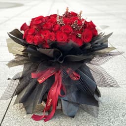 Cuộn Lưới Ô Vuông 50cm - Phụ Kiện Trang Trí Giỏ Hoa Giỏ Quà Cực XInh 5