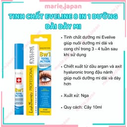 Tinh Chất Eveline Dưỡng Dài Dày Mi Total Action Lash Therapy Cây 10ml 6