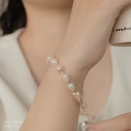 Vòng Tay NHÀ CÚ Chuỗi Ngọc 2 Màu 3343 3