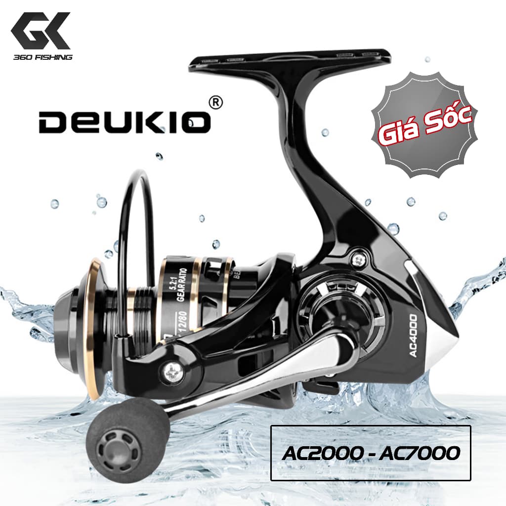 Máy Câu Cá Máy Đứng Duekio AC Full Kim Loại Máy Câu Lure Chất Lượng