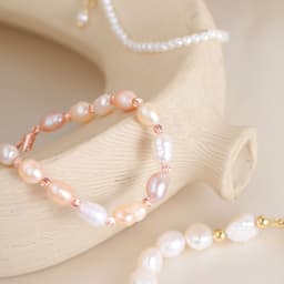 Vòng Tay NHÀ CÚ Chuỗi Ngọc 2 Màu 3343 4