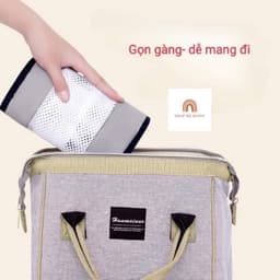 [ Hàng Chính Hãng ] Địu trẻ em sơ sinh nhiều tư thế vải lưới mềm mát gọn nhẹ dễ dàng sử dụng GIA DỤNG VĨNH NGÂN 5