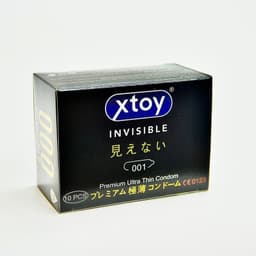 Bao cao su siêu mỏng 001 XTOY kéo dài thời gian, bcs nhiều gel bôi trơn Hộp 10c 8