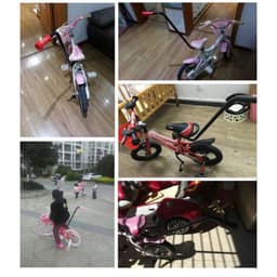 Tay nắm giữ thăng bằng cho bé tập đi xe đạp HELPBIKE lắp phía sau xe Thanh gậy dài phù hợp các loại xe đạp - TNTB 2