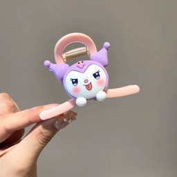 Kẹp Tóc Nửa Đầu Họa Tiết Dâu Tây / Gấu Hoạt Hình Phong Cách Hàn Quốc Thời Trang Mùa Hè Cho Nữ GIA DỤNG VĨNH NGÂN 4