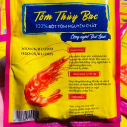 TÔM THUỶ BẠC SA PHẠM 60g Câu Cá Rô Phi, Trê, Nheo, Lăng Siêu Nhạy 4