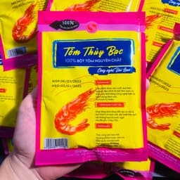 TÔM THUỶ BẠC SA PHẠM 60g Câu Cá Rô Phi, Trê, Nheo, Lăng Siêu Nhạy 3