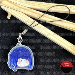 (mua 1 tặng 1) Dây treo điện thoại game GENSHIN IMPACT ver FACE CHIBI hình in 2 mặt 9