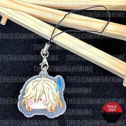 (mua 1 tặng 1) Dây treo điện thoại game GENSHIN IMPACT ver FACE CHIBI hình in 2 mặt 6