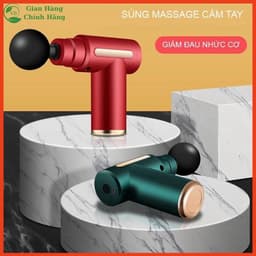 Máy massage cầm tay mini DIDOOGLT massage đấm lưng mát xa cổ vai gáy 4 đầu 6 chế độ 9