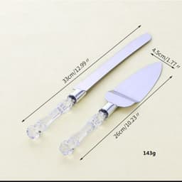 set dao cắt bánh sinh nhật, bánh cưới 4