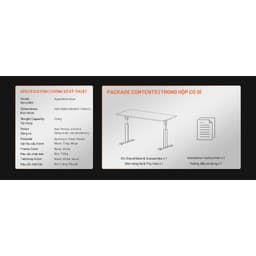 Chân bàn điện nâng hạ thông minh HyperWork Atlas (Hàng chính hãng) 9