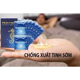 Bao cao su gân gai Rocmen cá ngựa kéo dài thời gian, bcs chống xuất tinh sớm OiO VN 5