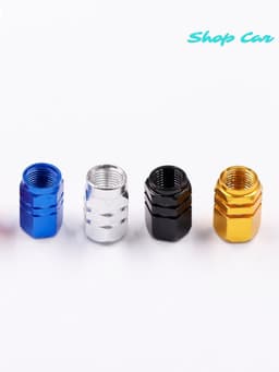 Bộ Nắp Van Hợp Kim Nhôm Cao Cấp Dành Cho Ô tô, Xe Máy, Xe Đạp Nhiều Màu Sắc 8