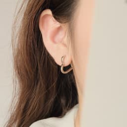 (TITAN) Bông Tai Nữ Nhà Cú Khoen Tròn Khuyên Tai Thép Y Tế Không Đen Gỉ Hạn Chế Dị Ứng Kiểu Dáng Unisex 18509 3