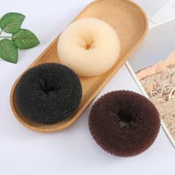 Búi Tóc Độn Phồng Tròn Củ Tỏi, Mút Độn Búi Tóc Donut Tạo Kiểu Phồng Tóc Cho Bé Gái 9