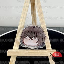 Giá đỡ điện thoại mica BUNGOU STRAYS DOG ver FACE CHIBI Văn Hào Lưu Lạc anime chibi tiện lợi phone grip griptok  acrylic 3