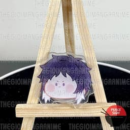 Giá đỡ điện thoại mica BUNGOU STRAYS DOG ver FACE CHIBI Văn Hào Lưu Lạc anime chibi tiện lợi phone grip griptok  acrylic 7