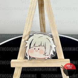 Giá đỡ điện thoại mica BUNGOU STRAYS DOG ver FACE CHIBI Văn Hào Lưu Lạc anime chibi tiện lợi phone grip griptok  acrylic 8
