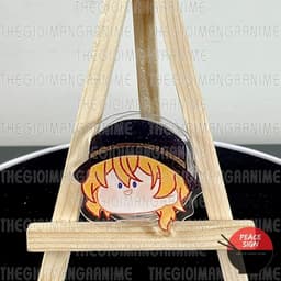 Giá đỡ điện thoại mica BUNGOU STRAYS DOG ver FACE CHIBI Văn Hào Lưu Lạc anime chibi tiện lợi phone grip griptok  acrylic 9
