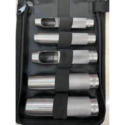 Combo Cây đục lỗ tròn nhiều size Thép cacbon Sắc bén Hàng nhập loại tốt 8