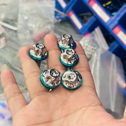 Combo 5 Lông đền XANH kitaco chính hãng màu LỤC BẢO cực đẹp gắn dàn áo xe 5