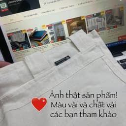 Rèm cửa ngăn phòng VẢI MỘC CANVAS loại mới phong cách Nhật bản (Đã bao gồm rèm và thanh treo) 8