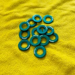 Combo 5 Lông đền XANH kitaco chính hãng màu LỤC BẢO cực đẹp gắn dàn áo xe 6