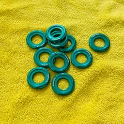 Combo 5 Lông đền XANH kitaco chính hãng màu LỤC BẢO cực đẹp gắn dàn áo xe 7