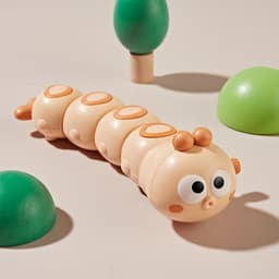 Đồ chơi con sâu chạy cót vui nhộn đáng yêu cho bé, chạy đà bằng dây cót,chất liệu nhựa ABS an toàn cho bé 6