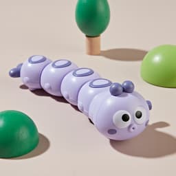 Đồ chơi con sâu chạy cót vui nhộn đáng yêu cho bé, chạy đà bằng dây cót,chất liệu nhựa ABS an toàn cho bé 5