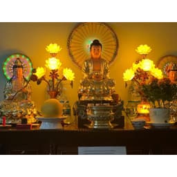 Cặp Đèn Hoa Sen Bình Ngọc Lưu Ly Chân Đế Hợp Kim 5 Bông Hoa Sen Nở Hàng Nhập Khẩu hàng cao cấp 3
