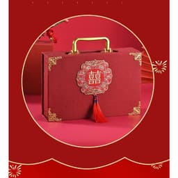 HỘP VALI NẠP TÀI ĐỰNG SÍNH LỄ ÁNH NHŨ - Hộp Đựng Tiền Quà Cưới Trang Sức Của Hồi Môn Sang Trọng Sính Lễ Đám Cưới Đám Hỏi 7