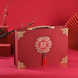 HỘP VALI NẠP TÀI ĐỰNG SÍNH LỄ ÁNH NHŨ - Hộp Đựng Tiền Quà Cưới Trang Sức Của Hồi Môn Sang Trọng Sính Lễ Đám Cưới Đám Hỏi 8
