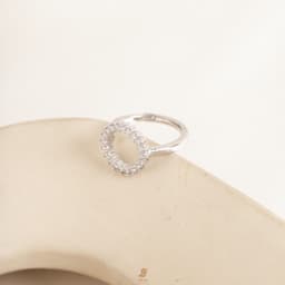 Nhẫn Nữ Freesize Đá Zircon Cz 5A Mặt Lớn NHÀ CÚ Phù Hợp Mọi Kích Thước N2260-2 & N3260-14 & N3260-16 4