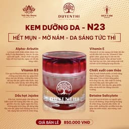 Kem N23 Duyên Thị 25gr Mẫu Mới Nhất - Kem dưỡng ẩm - trắng da - trẻ hóa N23 Bách Y Sâm 5