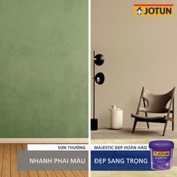 Sơn nội thất Jotun Majestic Đẹp Hoàn Hảo - Bề Mặt Mờ (5lít). Kháng khuẩn và chống nấm mốc 4