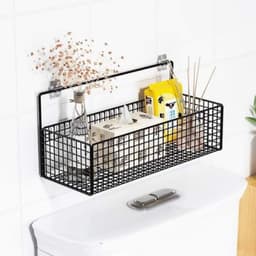 Kệ sắt đựng đồ dán tường dạng lưới 1