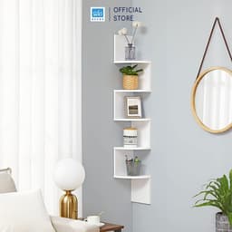 Kệ Gỗ Treo Góc Tường 5 Tầng Hình Cánh Cung SIB Decor KT412 2