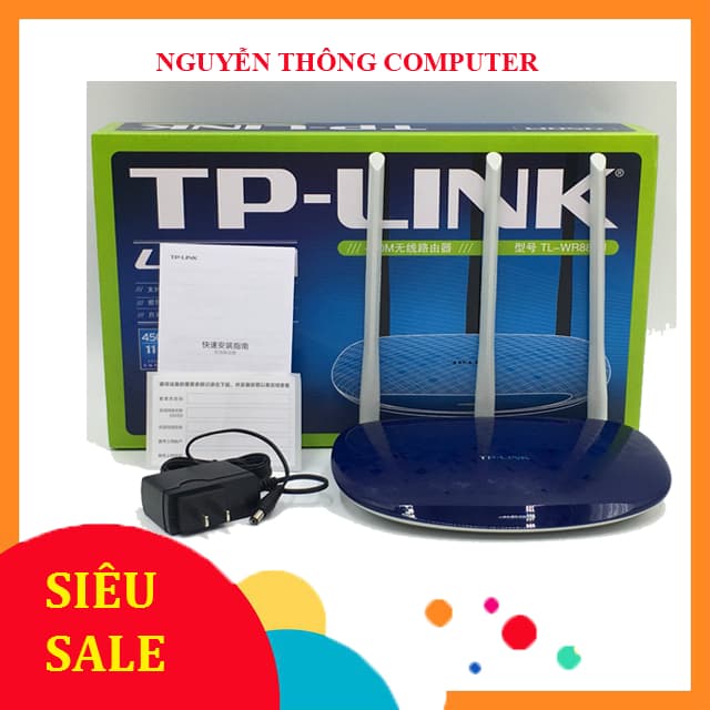 Bộ phát wifi TP- LINK TP886 3 râu tốc độ truyền tải 450mbps  new box