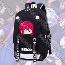 Balo nam nữ in hình BLUE LOCK ver MẶT NGƠ CHIBI anime chibi cặp sách đi học tiện lợi thời trang 7