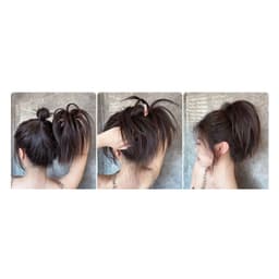 [Full màu] Búi tóc giả xoăn cột chun co giản dành cho nữ tạo kiểu tóc makeup cá nhân chyuên nghiệp - Hity Beauty 6