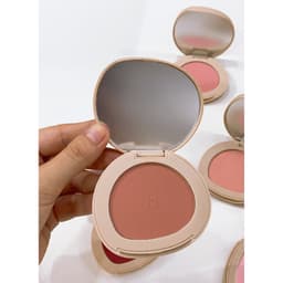 HERORANGE Phấn má hồng mềm mịn lâu trôi chống thấm nước kiềm dầu có gắn gương soi - Hity Beauty 2