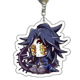 (Mua 1 tặng 1) Móc khóa KIMETSU NO YAIBA VER NGŨ QUỶ THANH GƯƠM DIỆT QUỶ Mica trong acrylic anime chibi 3
