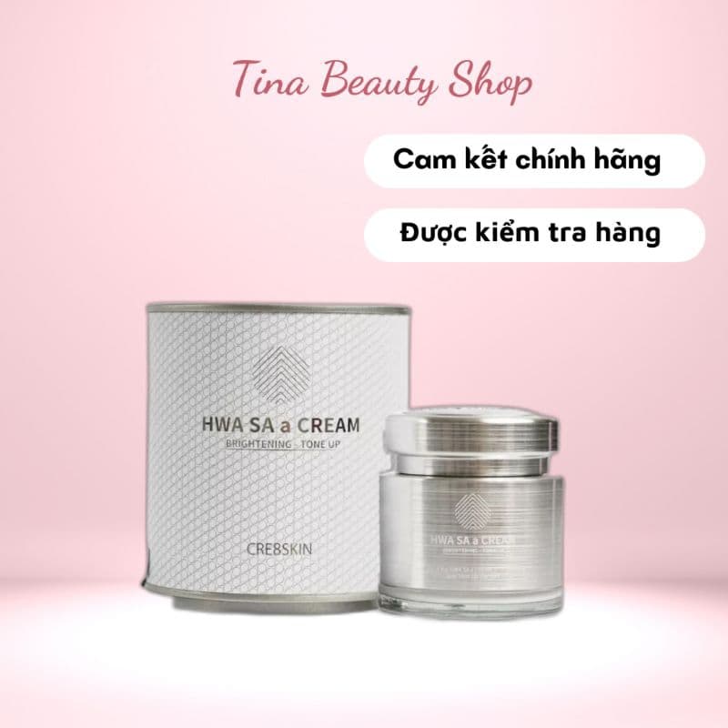 [Hàng CTY] Kem Cá Hồi Hwa Sa A Cream ban ngày dưỡng trắng nâng tone hộp 80g