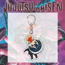 (mua 1 tặng 1) Móc khóa JUJUTSU KAISEN CHÚ THUẬT HỒI CHIẾN ver CẮN PIZZA mica anime chibi quà tặng xinh xắn 6